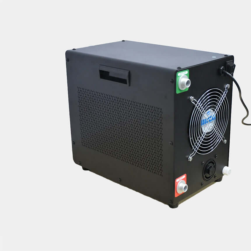 Fjellbad Kjøler MINI black compact cooling unit with fan and power connectors